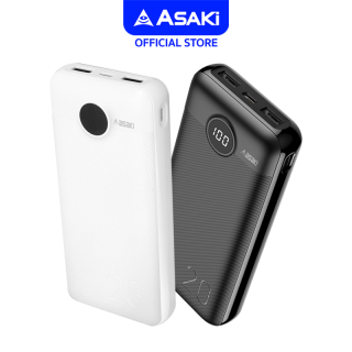 Asaki Powerbank แบตสำรอง ความจุ 20000 mAh. พร้อม 2 ช่อง USB รุ่น A-B3521