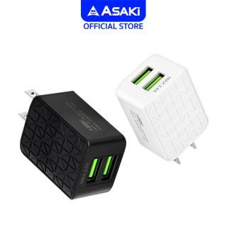 Asaki Charger อุปกรณ์ชาร์จไฟอเนกประสงค์ 2.4A พร้อม AC Adapterและสายชาร์จ Micro รุ่น A-2211