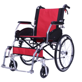 รถเข็นผู้ป่วย รถเข็นคนชรา รถเข็นผู้พิการWheelchairวิลแชร์ อลูมิเนียม รุ่น 863