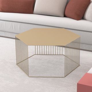 [Pre-Order] Home Studio Steel Hexagon Coffee Table โต๊ะเหล็กทรงหกเหลี่ยมสำหรับห้องรับแขก