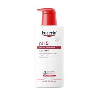 Eucerin pH5 Lotion F For Sensitive Skin ผลิตภัณฑ์บำรุงผิวกายสำหรับผิวแพ้ง่าย 400ml