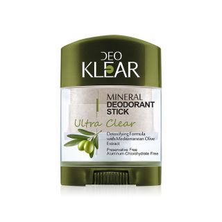 DEOKLEAR Ultra Clear Mineral Deodorant Stick โรลออนสารส้มธรรมชาติ ระงับกลิ่นกายตลอดวัน