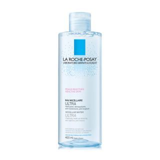 La Roche Posay Micellar Water Reactive Skin คลีนซิ่ง เช็ดเครื่องสำอางสำหรับผิวแห้งมาก 400ml.