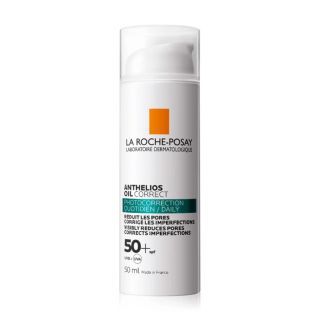 La Roche Posay Anthelios Oil Correct spf 50+ ผลิตภัณฑ์กันแดดประสิทธิภาพสูง 50ml