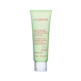 CLARINS Purifying Gentle Foaming Cleanser คลีนเซอร์ เหมาะสำหรับผู้ที่มีผิวมันถึงผิวผสม 125ml