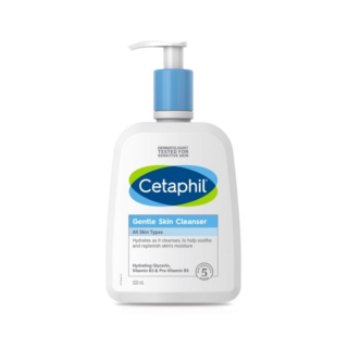 Cetaphil Olly Skin Cleanser For Oily and Acne Prone Skin Type ผลิตภัณฑ์ทำความสะอาดสำหรับผิวบอบบาง แพ้ง่าย 500 ml