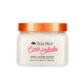 TREE HUT Coco Colada Shea Sugar Scrub สครับน้ำตาลสูตรพิเศษ 510g.