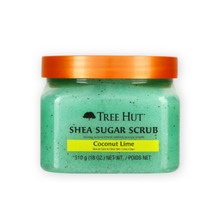 TREE HUT Shea Sugar Scrub Coconut Lime สครับ โคโคนัท ไลม์ 510g