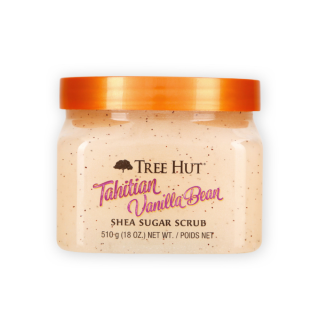 TREE HUT Shea Sugar Scrub Tahitian Vanilla Bean สครับกลิ่นวนิลา 510g