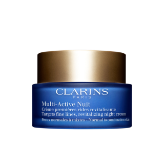 CLARINS Multi Active Nuit Cream ไนท์ครีม ฟื้นฟูผลัดเซลล์ผิวใหม่ตลอดค่ำคืน 50ml