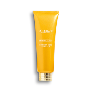 L'Occitane Immortelle Divine Cleansing Cream-in-Foam ผลิตภัณฑ์ทำความสะอาดผิวหน้า 2in1 125ml