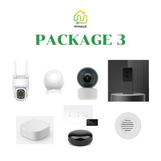 Package 3 เหมาะสำหรับบ้านราคา 10 ล้านบาทขึ้นไป สินค้ารวมติดตั้งแล้ว