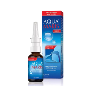 Aqua Maris Strong สเปรย์พ่นจมูกชนิดความเข้มข้นสูง สำหรับใช้ประจำวัน ขนาด 30 Ml.