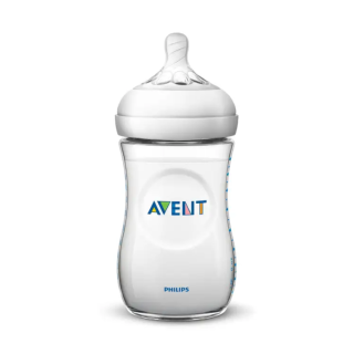 Philips Avent ขวดนม รุ่น Natural Baby Bottle ขนาด 9 ออนซ์ พร้อมจุก 1 เดือนขึ้นไป