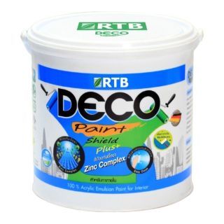 RTB Paint - (ชนิดเนียน)Deco Paint สีทาอาคารภายใน 1 gal.