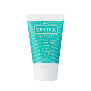 Smooth E Babyface Foam 2 Oz. โฟมไม่มีฟอง Non-Ionic บรรเทาอาการอักเสบของผิว ยับยั้งเชื้อแบคทีเรีย