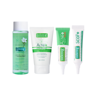 Smooth E ACNE SET THA GE, ONLINE ชุดเซ็ทดูแลรักษาสิว อุดตัน ไม่มีหัว