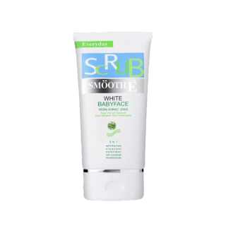 Smooth E White Babyface Scrub 2.2 OZ. สครับไม่มีฟอง ไม่มีประจุไฟฟ้า ไม่มีสารตกค้าง ลดสิว ความคุมความมัน