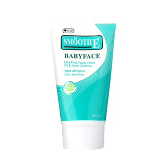 Smooth E Babyface Mild First Foam 4 Oz. โฟมล้างหน้าไม่มีฟอง Non-Ionic ช่วยลดสิว ขจัดความมัน สิ่งสกปรก สิ่งอุดตันในรูขุมขน