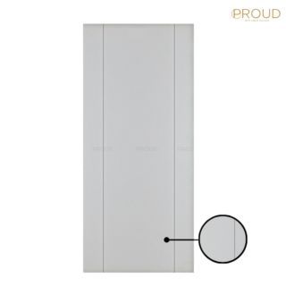 PROUD รุ่น YG 04 สีขาว บานประตูภายใน UPVC เกรด A บานเลื่อนเซาะร่อง ขนาด 70x200x3.5 ซม.