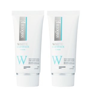 Smooth E White Babyface Cream 30 g. ครีมบำรุงผิวเนียน กระจ่างใส ฝ้า ริ้วรอยจางลง ช่วยให้ผิวชุ่มชื้นจากวิตามินอี อ่อนโยน ไม่ระคายเคืองผิว (แพ็ค 2)