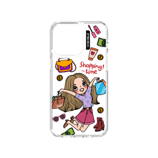 HI-SHIELD เคสโทรศัพท์ Stylish iPhone 13 , iPhone 14 ลาย Shopping Girl (S094)