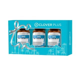 Clover Plus Special Gift Set IMS ไอเอ็มเอส อาหารเสริม สารสกัดกว่า 29 ชนิด (ในกล่องของขวัญ 3 กระปุก)