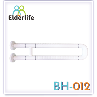 Elderlife ราวจับผู้สูงอายุ ตัวU สแตนเลส หุ้มพลาสติก สีขาว รุ่น BH-012