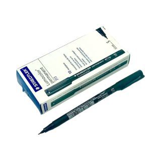 STAEDTLER ปากกาหัวเข็ม0.4มม.สเต็ดเล่อร์ลบไม่ได้ 313-9 S สีดำ เขียนได้บนหลายพื้นผิว