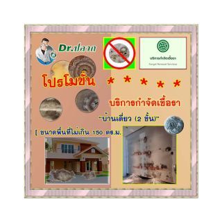 Dr.ปลวก-บริการกำจัดเชื้อรา(บ้านเดี่ยว)-ขนาดไม่เกิน 150 ตร.ม.