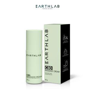 Earth Lab CBD Massage Cream l ครีมบรรเทาอาการปวดเมื่อย 30g.