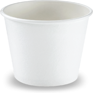 KIAWTHONG Thick White Insulated Paper Cup