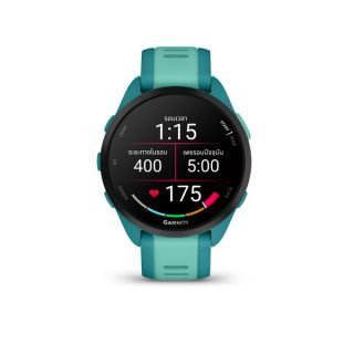 Garmin Forerunner 165 นาฬิกาสมาร์ทวอช์ ประกันศูนย์ไทย 2 ปี  -  Music Turquoise Aqua