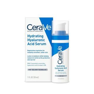 Cerave Serum hidratante com acido hiajuronico มีไฮยาลูรอนิคที่ช่วยให้ผิวชุ่มชื้น ริ้วรอยจางลง 30ml