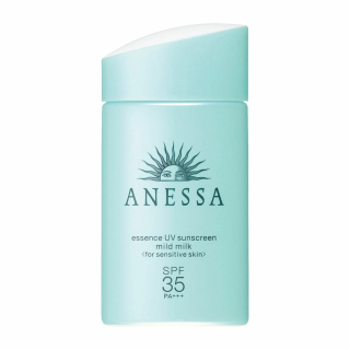 ANESSA  Moisture UV Sunscreen Mild Milk SPF35/PA+++ ครีมกันแดดเนื้อน้ำนม สูตรอ่อนโยน 60ml