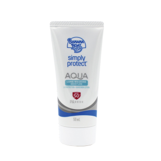 Banana Boat Simply Aqua Long Wearing Sunscreen Lotion SPF 50+ PA++++ โลชั่นปกป้องแสงแดด รังสี UVA/UVB 50ml