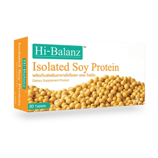 Hi-Balanz Isolated Soy Protein สารสกัดจากถั่วเหลือง 1 กล่อง 30 เม็ด