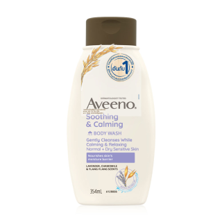 AVEENO Soothing & Calming Body Wash  ครีมอาบน้ำสารสกัดลาเวนเอร์ 354 ml