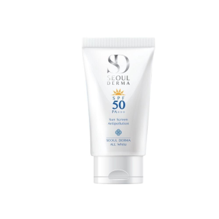 Seoul Derma ALL WHITE SUNSCREEN SPF 50 PA+++ โซลเดอม่า ออไวท์ ซันสกรีน เอสพีเอฟ 50 พีเอ +++ ปกป้องผิวจากแสงแดด