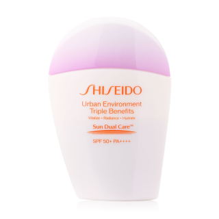 SHISEIDO Urban Environment Triple Beauty Suncare Emulsion SPF 50+ PA++++ กันแดดเนื้ออีมัลชั่น 30ml