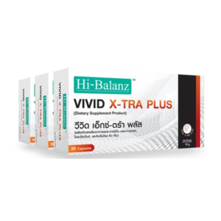 Hi-Balanz Vivid X-tra Plus วีวิด เอ็กซ์ตร้า พลัส 3 กล่อง รวม 90 แคปซูล