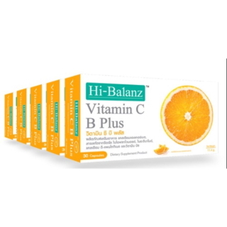 Hi-Balanz Vitamin C B Plus วิตามิน ซี บี พลัส 5 กล่อง รวม 150 แคปซูล