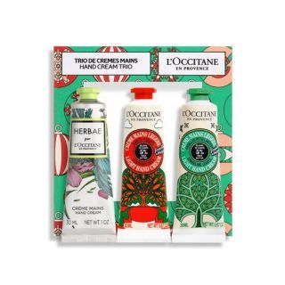 L'Occitane Holiday Hand Cream Greenery Trio Set เซ็ตครีมทามือเมล็ดพันธุ์แห่งความสุข 30ml.x3