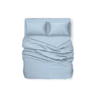 Beneath ชุดผ้าปู Cotton Sateen  สีLight Blue ขนาด (3.5, 5, 6 ฟุต)