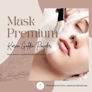 Phenomenal Mask มาส์กหน้าพรีเมี่ยมจากเกาหลี - Golden Powder ช่วยลดริ้วรอย เนียนเด้ง อิ่มฟู 1 ครั้ง