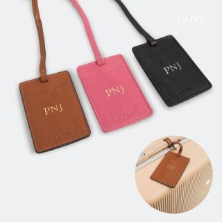 COVE Luggage Tag  แท็กกระเป๋า ป้ายห้อยกระเป๋าเดินทาง หนังแท้นุ่มมือ