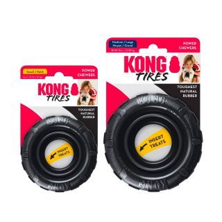 Kong Extreme Tires ของเล่นสุนัขทำจากยางธรรมชาติรูปทรงล้อรถ ไว้กัดเล่น ลับฟัน ฝึกพฤติกรรม ซ่อนขนมไว้ภายในได้