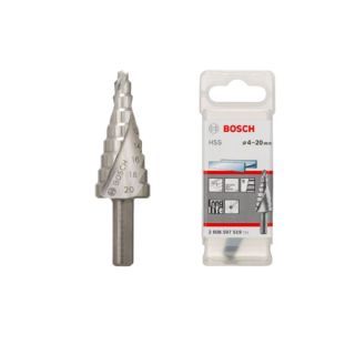 Bosch ดอกสว่านขั้นบันได สีเงิน รุ่น HSS รหัส 2 608 597 519