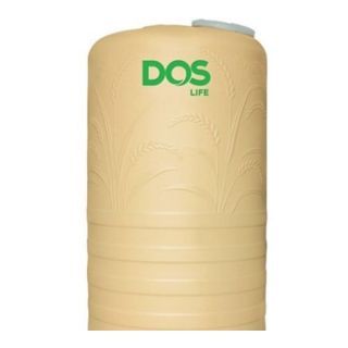 DOS ถังเก็บน้ำบนดิน รุ่น GROW 2,000 ลิตร COM-15/GD-2000L สี GOLDEN SAND