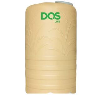 DOS ถังเก็บน้ำบนดิน รุ่น GROW 2,000 ลิตร COM-15/GD-2000L สี GOLDEN SAND